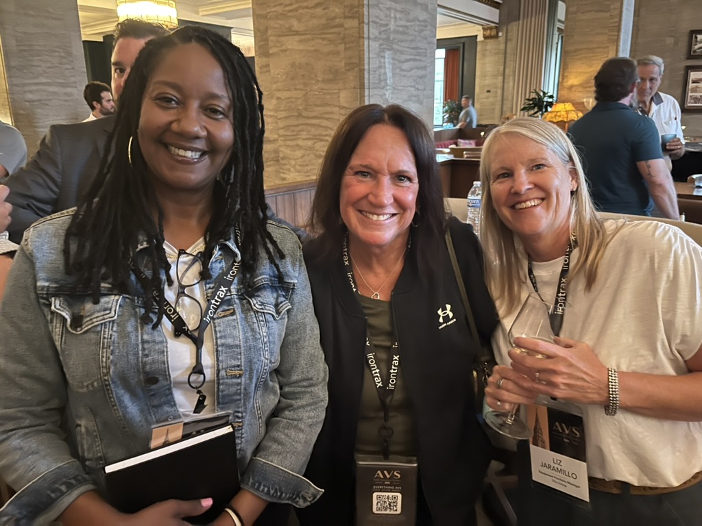 AVS attendees at the reception